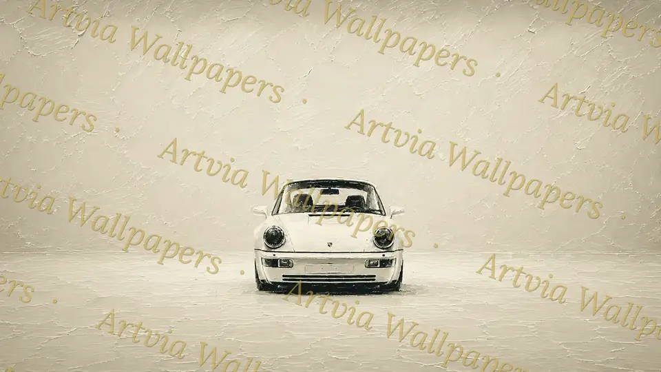 White Porsche 911